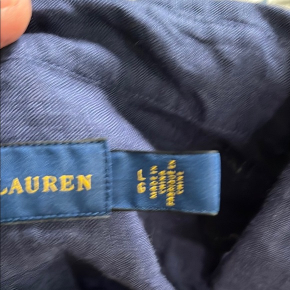 Polo by Ralph Lauren Blue and Red Casual Button Down Shirt - Picture 12 of 12